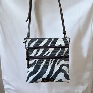 Dooney & Bourke Zebra Print Crossbody Bag